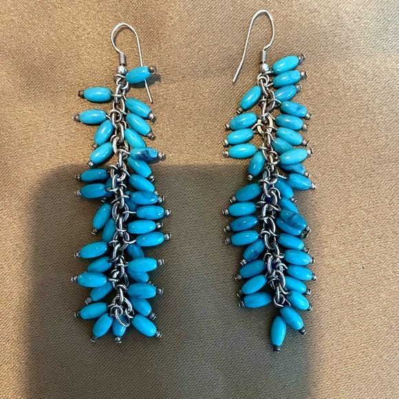 Sleeping Beauty Turquoise Dangle
Earrings - Picture 3 of 6